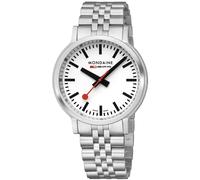 Mondaine SBB Stop2Go BackLight White Watch MD-476
