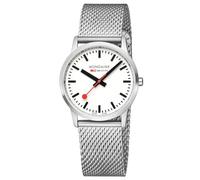 Mondaine Simply Elegant 36 Mm Watch Silver