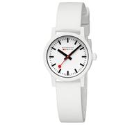 Mondaine Unisex Analogue Watch Essence, 32 mm | Unisex watch with Swiss quartz movement and hardened mineral crystal