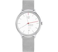Mondaine Watch Helvetica Light Spiekermann Edition - White MD-197