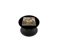 Monday Coffee Kaiju Retro Japanese Wave PopSockets Adhesive PopGrip
