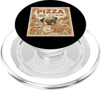 Monday Coffee Kaiju Retro Japanese Wave PopSockets PopGrip for MagSafe