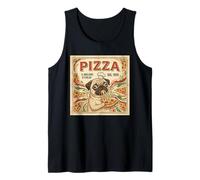 Monday Coffee Kaiju Retro Japanese Wave Tank Top
