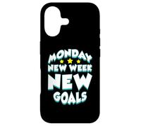 Monday Design For Weekday Working Lover - New Week New Goals Case for iPhone 17