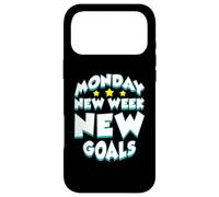 Monday Design For Weekday Working Lover - New Week New Goals Case for iPhone 17 Pro Max