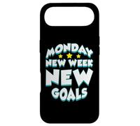 Monday Design For Weekday Working Lover - New Week New Goals Case for iPhone Air