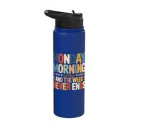 Monday Morning and The Week Never Ends Stainless Steel Insulated Water Bottle