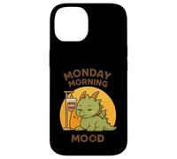 Monday Morning Mood Coffee Dragon Cute Design Case for iPhone 14