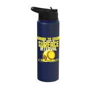 Monday to Friday is Just a Surface - Scuba Dive Scuba Diver Stainless Steel Insulated Water Bottle