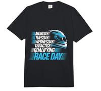 Monday Tuesday Thursday Practice Qualifying Race Day Comfort Colors Adult Heavyweight T-Shirt