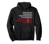 Monday Tuesday Thursday Practice Qualifying Race Day Pullover Hoodie