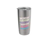 Monday Tuesday Wednesday Thursday Blink Monday - Stainless Steel Insulated Tumbler