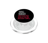 Monday Tuesday Wednesday Thursday Practice Qualifying Race PopSockets PopGrip for MagSafe