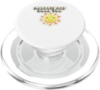 Mondays Are Cool Too Happy Positive Message Retro Teacher PopSockets PopGrip for MagSafe