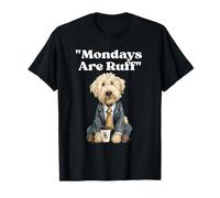 Mondays Are Ruff Funny Coffee Dog T-Shirt