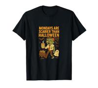 Mondays are Scarier Than Halloween Funny Office Zombie T-Shirt