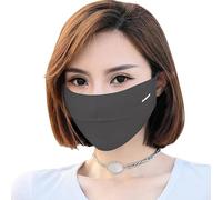 MONDE D'OR Sun Protection UV Face Mask UPF 50+ | Breathable Cooling Outdoor Sunscreen Face Cover | Adjustable Fit, Reusable Ice Silk Fabric for Hiking, Beach, Cycling (Distant Mountain Ash, One Size)