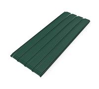 Mondeer Roof Sheets 12PCS, Roofing Tiles, Trapezoidal Color Steel Plate Cladding Galvanized Metal 115 * 45CM for Replacing on Carport Canopy Greenhouse Billboard, Green