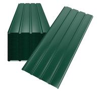 Mondeer 24pcs Roofing Sheets, Metal Corrugated Roofing Sheets Covers 12m², 115 x 45 cm, Galvanised Steel Roof for Garage Carport Shed Greenhouse Kennels Panels, Green