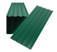 Mondeer 28PCS Metal Roofing Sheets, 14m², 110 x 46 cm, Green