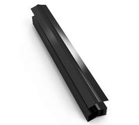 Mondeer 6PCS 0.75m² Corrugated Roofing Sheets, 90° Angle Steel, Black