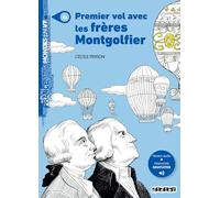 Mondes en VF - Premier vol avec les frères Montgolfier - Niv. A1 - Livre + audios: Niveau A1