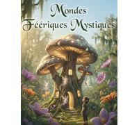 Mondes Féériques Mystiques: 50 illustrations magiques - Livre de coloriage créatif de contes de fées avec des animaux enchantés, des fées, des dragons ... mythiques pour enfants et adolescents