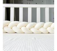 MONDEX Decor Knot Pillow, 3 Braids Knotted Cushion, Braided Knotted Cushion, Handmade Soft Knot Pillow, Cotton Bed Set All Round Braided Protector for Room Bed, G10, 2M