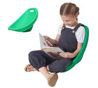 MONDEX Kids Chair, Plastic Toys Autism Kids Sensory Rocking Chair, Lightweight & Portable, Outdoor & Indoor Stackable Scoop Wiggle Seat, MAX 297lb Floor Gaming Chair with Back Support,Green