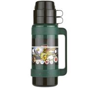 Mondial Glass Vacuum Flask 1000ml Hot & Cold Insulated Thermal Bottle Leakproof Traditional Vacuum Jug Double-Walled Thermos for Tea, Coffee, Water, Soup
