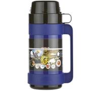 Mondial Glass Vacuum Flask 500ml Hot & Cold Insulated Thermal Bottle Leakproof Traditional Vacuum Jug Double-Walled Thermos for Tea, Coffee, Water, Soup