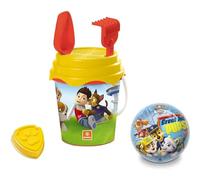 Mondo Paw Patrol 28243 Bucket Set Can 17 cm Diameter with Jug for Water-Beach To