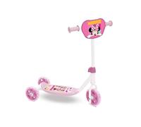 MONDO 28690 Toys-My First Minnie 3 Wheels Baby Scooter with Storage Bag Included for Boy Girl 2 Years Disney Minnie-28690, Multi-Coloured, Regolabile