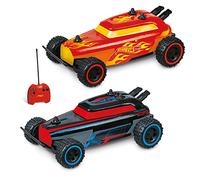 Mondo 63702 Motors-Hot Wheels Micro Rip Rod-RC car for Children-2 Assorted Scale 1:28-63702, Multi-Coloured