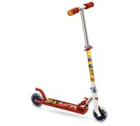 Mondo Disney Cars Kids Foldable 2-Wheel Scooter Mcqueen Adjustable Handlebar Red