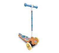 Mondo Toys Stitch Twist & Roll Scooter - 3-Wheel Kids’ Lean-to-Steer Scooter with Adjustable Handlebar & Anti-Slip Footplate - Model 28745