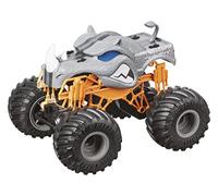 Mondo - Hot Wheels RC Monster Trucks RHINOMITE 28 Motors Kit Battery Pack Included - Remote Control Car for Children Grey/Black-63684, Colour Livry, 63684