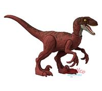 Mondo Jurassic Dominion - Velociraptor Animal Dinosaur - 18cm Articulated Dinosaur Toy - Battle Kids Dinosaurs HDX31 Pack Bestial - Multicolour