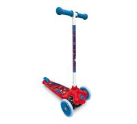 Mondo Kids Marvel Spider-Man 3 Wheel Twist and Roll Scooter with Lean-to-Steer Design - Size: 24 x 16 x 58cm - Multi - Wilko