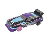 Mondo Motors Hot Wheels GT Scorcher Model 1:24 Scale Up to 8 km/h Speed Toy Car for Kids 63822 with LED Lights in the Body Purple/Light Blue