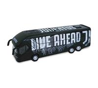 Mondo Motors - Pullman Juventus F.C. toy model - Bus with reverse charge clutch pull back - White Black - 51212