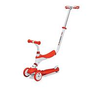 Mondo On&Go - Scribble Scooter for Children 5 in 1 - Seat, Soft Rubber Pedals and Large 3 Wheels - Ages 1 to 5 Years | Max 50 kg - Red - 28573
