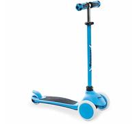 Mondo On&Go Tripper 3-Wheel Scooter, PU Wheels and TPR Handlebar Grips, Rear Safety Brake, Light Blue
