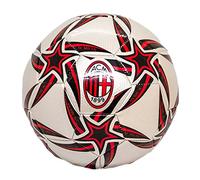 Mondo Toys - A.C. Milan Pro Stitched Football - Official Product - Size 5-400 g - Red Black - 13448