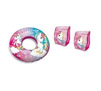 Mondo Toys Kids Beach Summer Pool Armrest and Donut Set (Unicorn)
