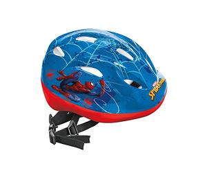 Mondo Toys Spider-Man Children’s Bicycle Helmet - Adjustable 52-56 cm Safety Helmet for Bikes, Scooters & Skates - Marvel Spider-Man Design for Kids (Model 28619)