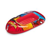 Mondo Toys - Spiderman Boat - Boat with Inflatable Base, Inflatable Boat for Children, Size 112 cm - Durable Heat Sealed PVC - 16930