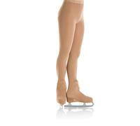 Mondor 3302 Light Tan Over The Boot Figure Skating Tights Adult Medium