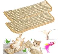 mondpfote 2026 New Catnip Pillow For Cats, Catnip Kicker Cat Toy, Catnip Toy for Indoor, Interactive Catnip Chew Toy, Self-Catnip Entertainment Anxiety Relief, For Kittens Adult Cats (2pcs,Large)