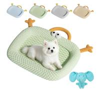 mondpfote 2026 New Summer Cooling Cat Bed, Breathable Dog Cooling Bed Mat, Ice Silk Pet Cooling Mat for Cat & Small Dog, Washable Non-Slip Cat Mat, Grey (A,M Up to 5 catties (50 x 40 cm))